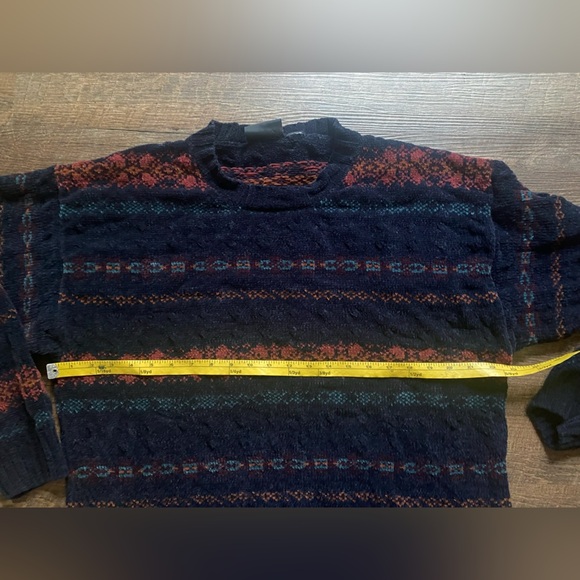 JANTZEN SPORT vintage 90s soft acrylic Grandpa sweater oversized grunge L/XL EUC - Picture 6 of 10